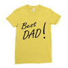 best dad! Ladies Fitted T-Shirt