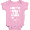 Greatest Nana In The Universe Baby Onesie