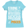 Strong Independent Motivated Pisces Ladies Fitted T-Shirt