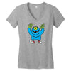 monster Women's V-Neck T-Shirt