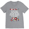mama bear message V-Neck Tee