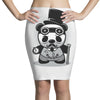 steampunk panda Pencil Skirts