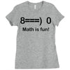math is fun Ladies Fitted T-Shirt