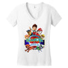 paw patrol birthday boy grandpa Women's V-Neck T-Shirt