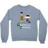 pinkman and the heisenbrain Crewneck Sweatshirt