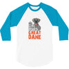 This Girl Loves Her Great Dane 3/4 Sleeve Shirt