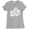 stop bullying Ladies Fitted T-Shirt