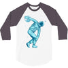 astronaut discus throwing 3/4 Sleeve Shirt