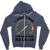 I Don't Care How Many Miles Per Gallon Zipper Hoodie
