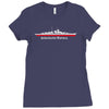 bismarck schlachtschiff war ship flotte world war marine meer sea Ladies Fitted T-Shirt