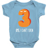 i can't even Baby Bodysuit