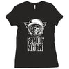 Family Trip To Moon Ladies Fitted T-Shirt