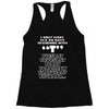 i only have sex, ideal gift, birthday present funny Racerback Tank
