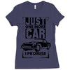 Just One More Car I Promise Ladies Fitted T-Shirt
