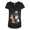 shaun the skater Maternity Scoop Neck T-shirt