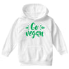 go vegan Youth Hoodie