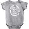 son of a biker Baby Onesie