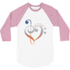 music expresses clef heart girls 3/4 Sleeve Shirt