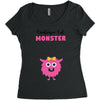 Creating a Lil Monster Baby Girl Women's Triblend Scoop T-shirt