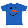 snowman face Toddler T-shirt