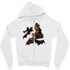 polygon bats Zipper Hoodie