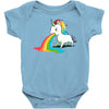 where rainbows come from (green) Baby Onesie