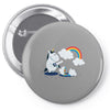 rainbow Pin-back button
