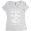 awesome vegan looks like Women's Triblend Scoop T-shirt