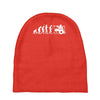evolution of a drummer Baby Beanies