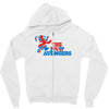 1970s retro tv show the new avengers Zipper Hoodie