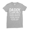 I Love You Daddy Ladies Fitted T-Shirt