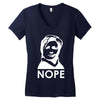 nope Women's V-Neck T-Shirt