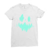 halloween face Ladies Fitted T-Shirt