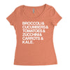 vegan Women's Triblend Scoop T-shirt