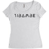 yibambe Women's Triblend Scoop T-shirt