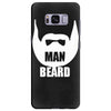 man beard funny mens Samsung Galaxy S8 Plus Case