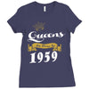 queens are born in 1959 Ladies Fitted T-Shirt