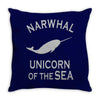 narwhals Throw Pillow