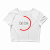 time check Crop Top
