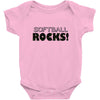 softball rocks Baby Onesie