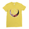 Space Skeleton Ladies Fitted T-Shirt