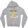 solemnly pizza Zipper Hoodie