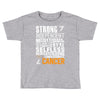 Strong Independent Motivated Cancer Toddler T-shirt
