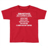 Smartass September Girl Toddler T-shirt