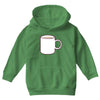 glass and coffee Youth Hoodie