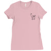 erica costell goat pocket Ladies Fitted T-Shirt