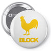 cock block Pin-back button