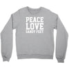 peace. love. sandy feet. Crewneck Sweatshirt