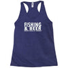 fishing beer Racerback Tank