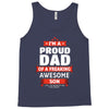 proud dad son Tank Top